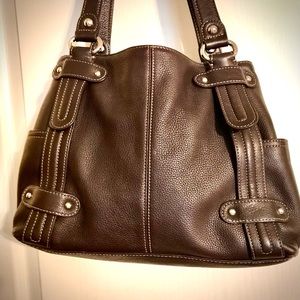 Clark’s Leather Brown Shoulder Purse Bag